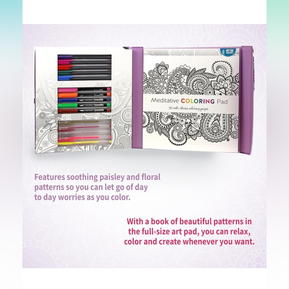 SpiceBox Meditative Coloring Kit - Picture 3 of 6